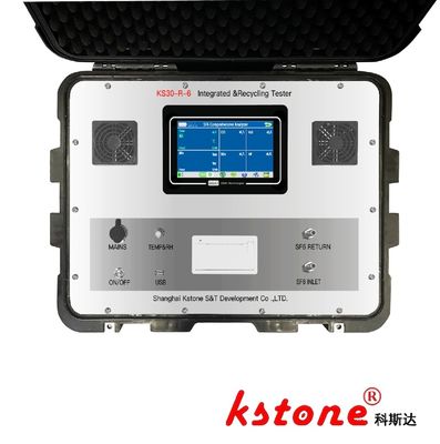 Intelligent SF6 comprehensive tester with recycling, purity, micro water, decomposition products KS30-R-6