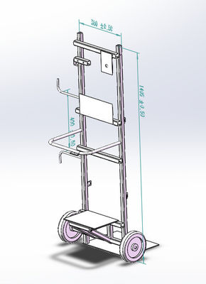 Mobile Vacuum Dilo SF6 Gas Cart ,63kg, DN8mm, For Gas Refilling KSCZ-15C