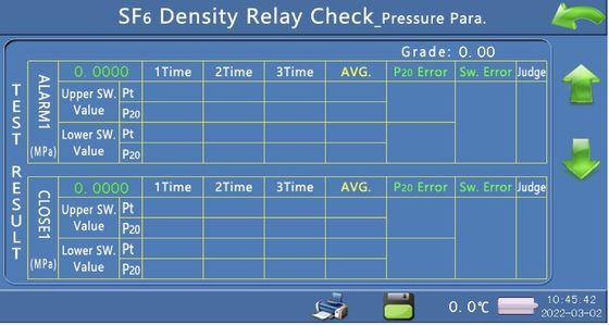 SF6 Density Relay ChecSF6 Density Meter Check 0.2 Level
